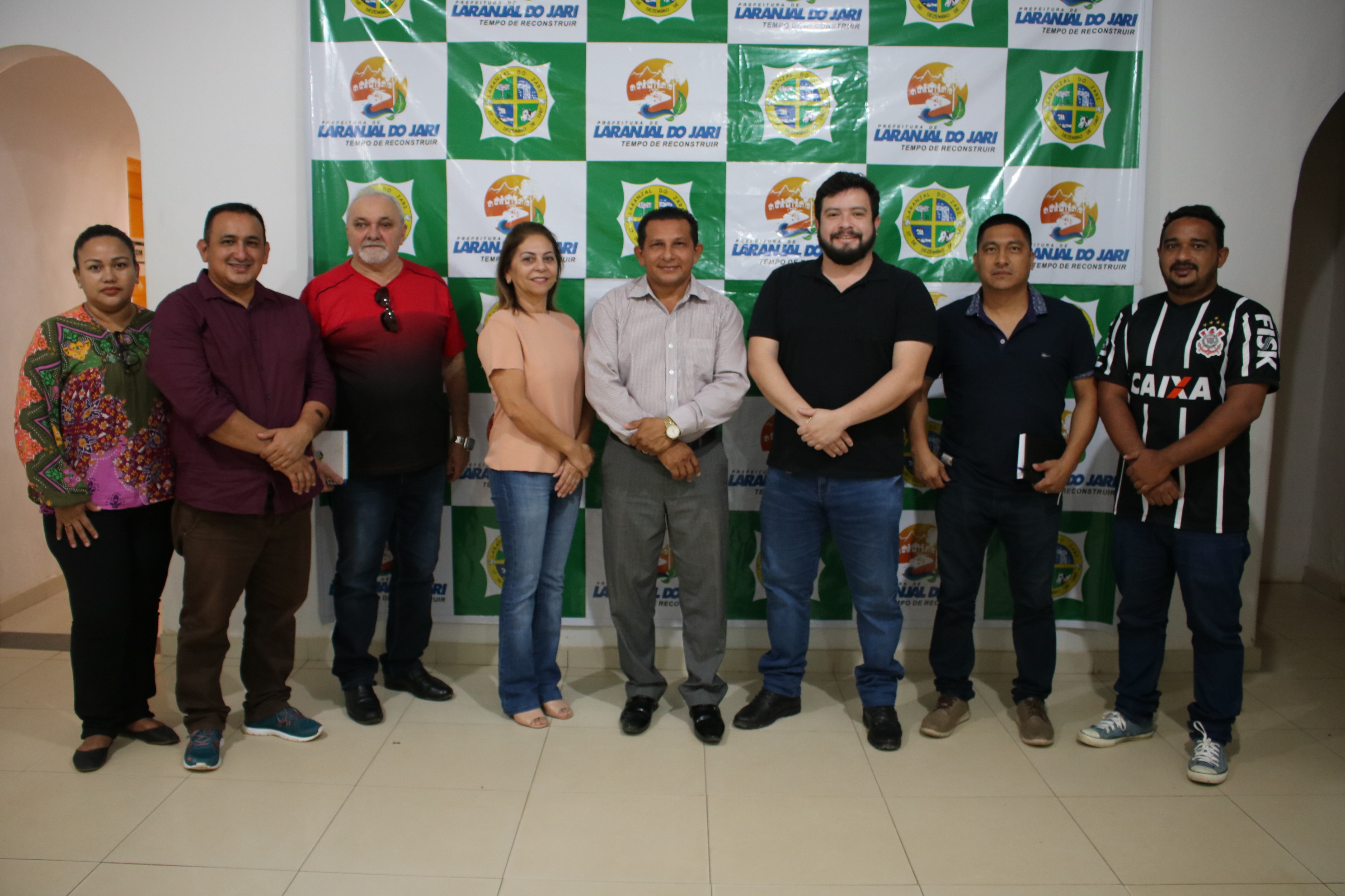 Prefeito em exercício Irmão Tadeu recebe visita da Comissão de Meio Ambiente da ALAP.